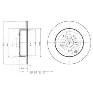 OEM BRAKE DISC (DOUBLE PACK) BG4291