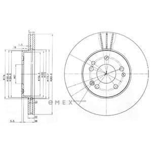 OEM BRAKE DISC (DOUBLE PACK) BG2345