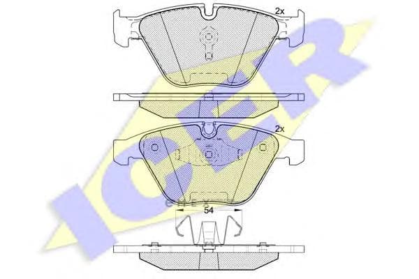 OEM BRAKE PAD 181940