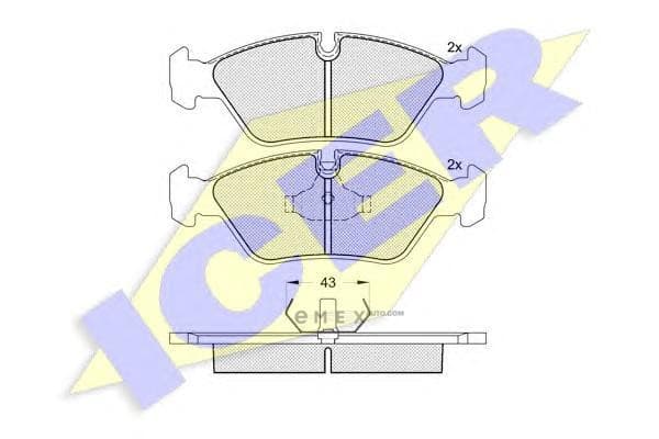 OEM BMW-518I,520I,524D,525I,528I,625,FR 180423