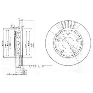 OEM BRAKE DISC (DOUBLE PACK) BG3785