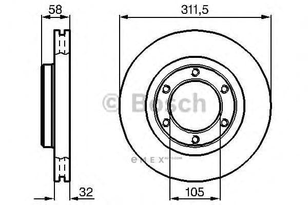 OEM DISC, FR 0986478580