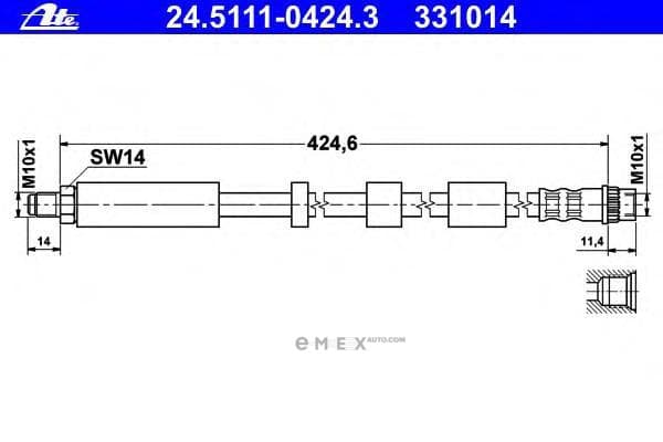 OEM 24511104243