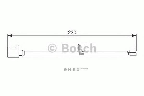 OEM SENSOR ASSY, BRAKE PAD WEAR 1987474569