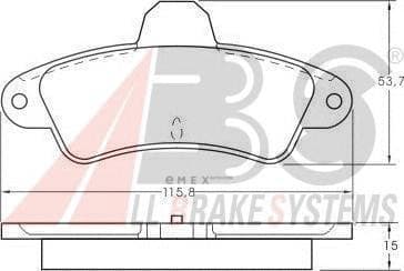 OEM PAD KIT, DISC BRAKE 36844