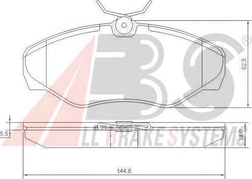 OEM PAD KIT, DISC BRAKE 37287