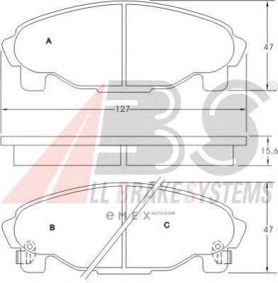 OEM PAD KIT, DISC BRAKE 36869