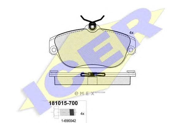 OEM BRAKE PAD WVA 20164 181015