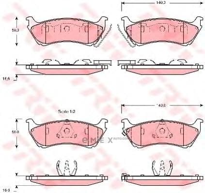 OEM PAD KIT, DISC BRAKE GDB1379