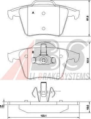 OEM Brake Pads/ABS 37343