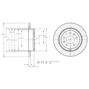 OEM BRAKE DISC (DOUBLE PACK) BG4336