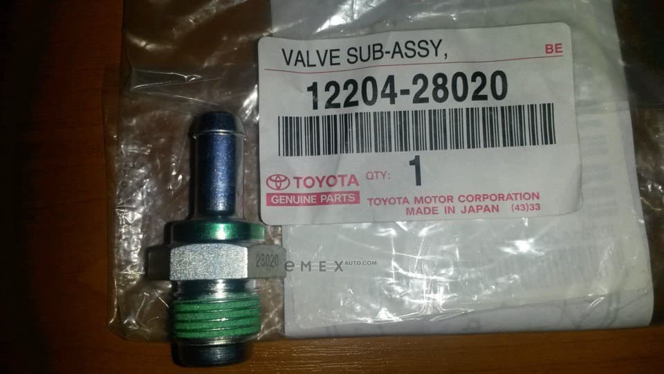 OEM VALVE SUB-ASSY, 1220428020