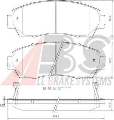 OEM PAD KIT, DISC BRAKE 37627