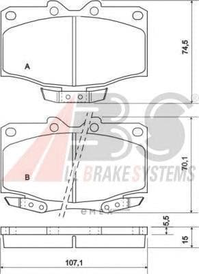 OEM Brake Pads/ABS 36887