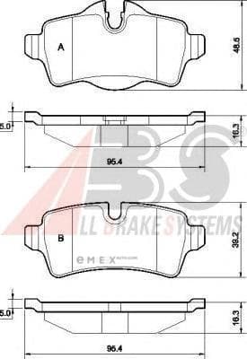 OEM Brake Pads/ABS 37629