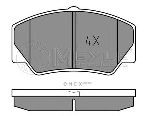 OEM DISC BRAKE PAD SET 0252114117