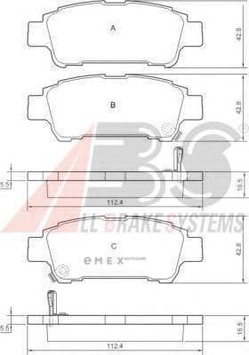 OEM Brake Pads/ABS 37228