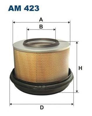 OEM FILTER ASSY, AIR ELEMENT AM423