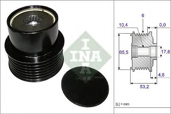 OEM PULLEY ASSY, ALTERNATOR 535019510