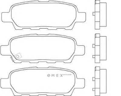 OEM PAD KIT, DISC BRAKE D4060JA00J