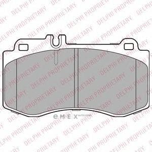 OEM BRAKE PAD AXLE SET LP2304