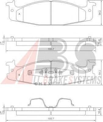 OEM Brake Pads/USA 38632