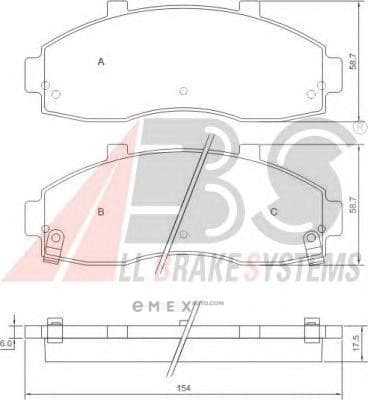 OEM Brake Pads/ABS 37044