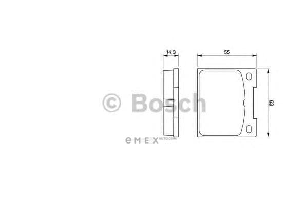 OEM BREMSBELAG 0986460881