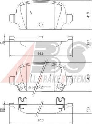 OEM Brake Pads/ABS 37212