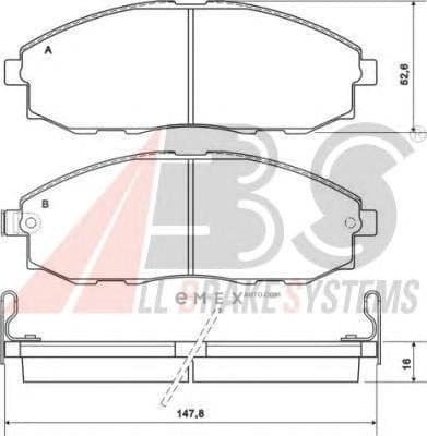 OEM PAD KIT, DISC BRAKE 37130