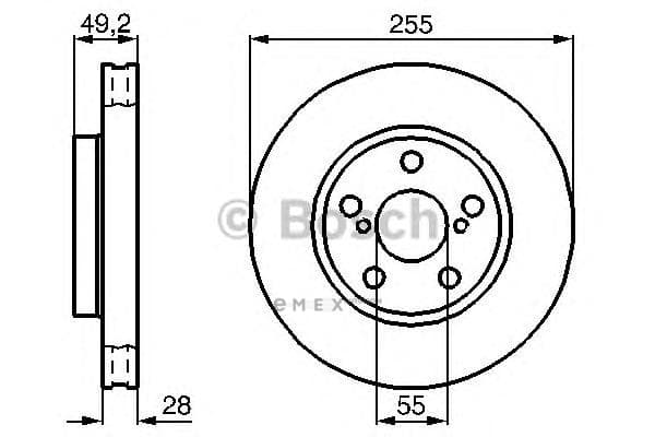 OEM BREMSSCHEIBE 0986478858