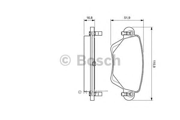 OEM BREMSBELAG 0986424683