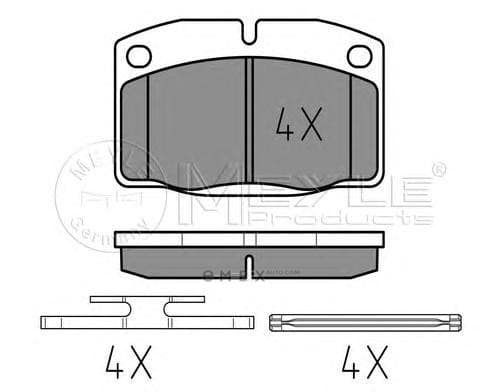 OEM DISC BRAKE PAD SET 0252093915