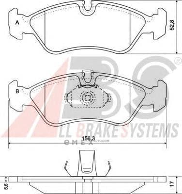 OEM Brake Pads/ABS 36896