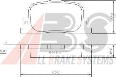 OEM Brake Pads/ABS 37330