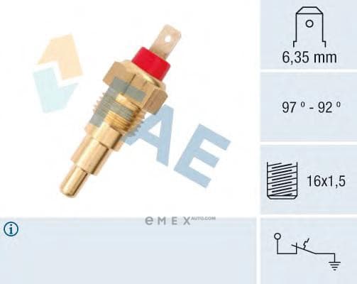 OEM ENGINE COOLING FAN SWITCH 37610