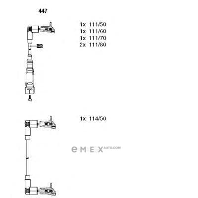 OEM IGNITION CABLE SET 447