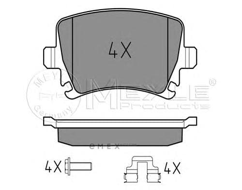 OEM BRAKE PAD-VW 0252391417