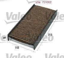 OEM FILTER ASSY, CABIN AIR 701002