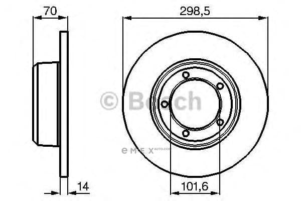 OEM BREMSSCHEIBE 0986478827