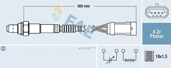 OEM SENSOR ASSY, OXYGEN 77153