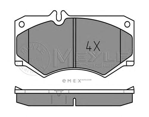 OEM DISC BRAKE PAD SET 0252078418