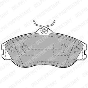 OEM BRAKE PAD AXLE SET LP1445