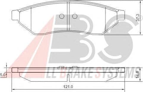 OEM Brake Pads/ABS 37438