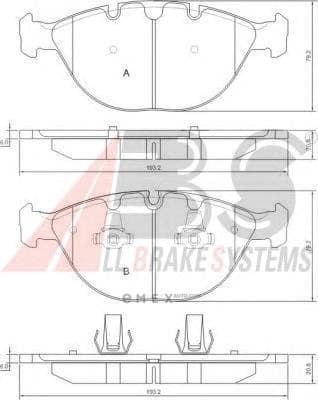 OEM Brake Pads/ABS 37369