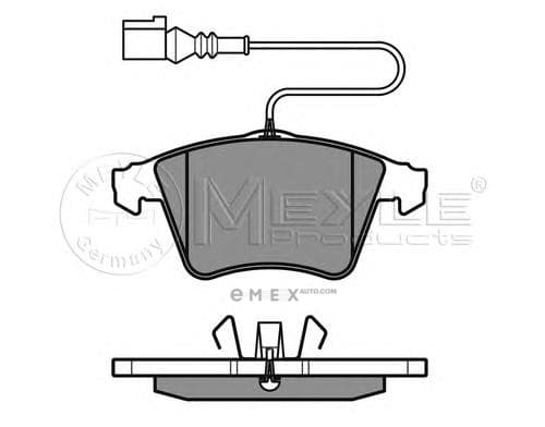 OEM BRAKE PAD SET/TOUREG 2009 0252374919W