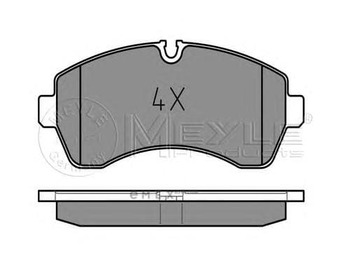 OEM BRAKE PAD FRT-SPRINTER 5T/906 0252920020