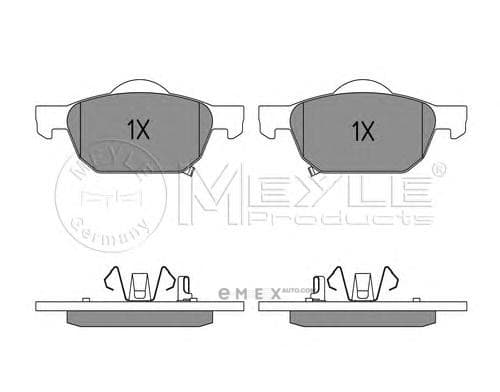 OEM PAD KIT, DISC BRAKE 0252479617W