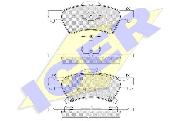 OEM BRAKE PAD 181544