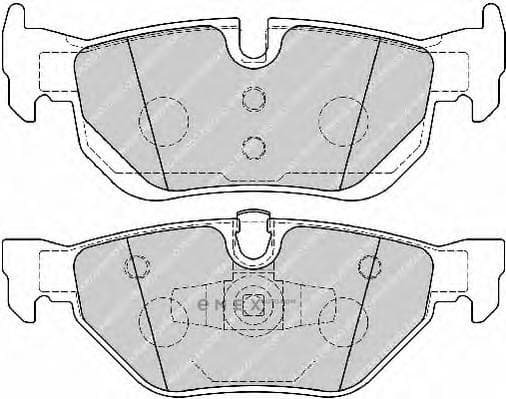 OEM PAD KIT, DISC BRAKE FDB1807